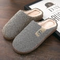 thumbnail image 2 of Zapatillas de invierno para hombre Zapatillas de piel, 2 of 3