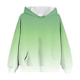 thumbnail image 6 of JUMEYU Girls Hoodies Pullover Girl's Oversized Sweatshirts Print Hoodie Long Sleeve Drop Shoulder Pullover Top Size 13-14 (Green,13-14 Years), 6 of 6