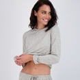 thumbnail image 3 of Real Essentials 2 Pack: Women’s Pajama Set Super-Soft Short & Long Sleeve Top With Pants (Available In Plus Size), 3 of 5