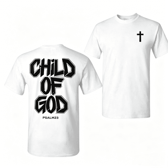 Child of God 2 Sided T-Shirt, Corinthians T-Shirt, Inspirational Shirt, Jesus Christian Tee, Unisex Shirt