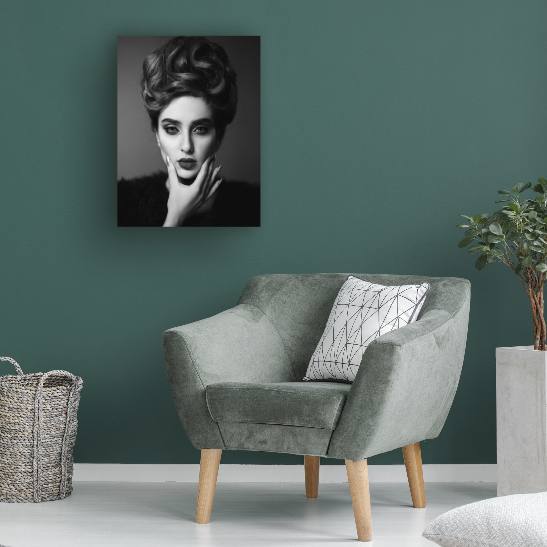 Canvas Wall Art - Amin Hamidnezhad 'Attitude' Wall Art for Living Room, Bedroom, or Office Décor by Trademark Fine Art - 24 x 32 Inches