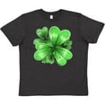 thumbnail image 3 of Inktastic Painted Clover Patch- shamrocks for St. Patricks Day Youth T-Shirt, 3 of 5