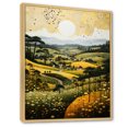 thumbnail image 2 of Designart "Countryside Reverie Painting III" Landscape & Nature Floater Framed Canvas Art Print, 2 of 7