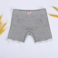 thumbnail image 2 of yillto Cotton Shorts for Kids Girls Cute Ribbon Knit Lightweight Loose Elastic Waist Summer Shorts, 2 of 6