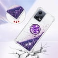 thumbnail image 3 of Funda para Xiaomi Redmi Note 12 5G con Brillo Líquido Flotante, Purpurina, Parachoques y Anillo Giratorio Soporte, 3 of 5