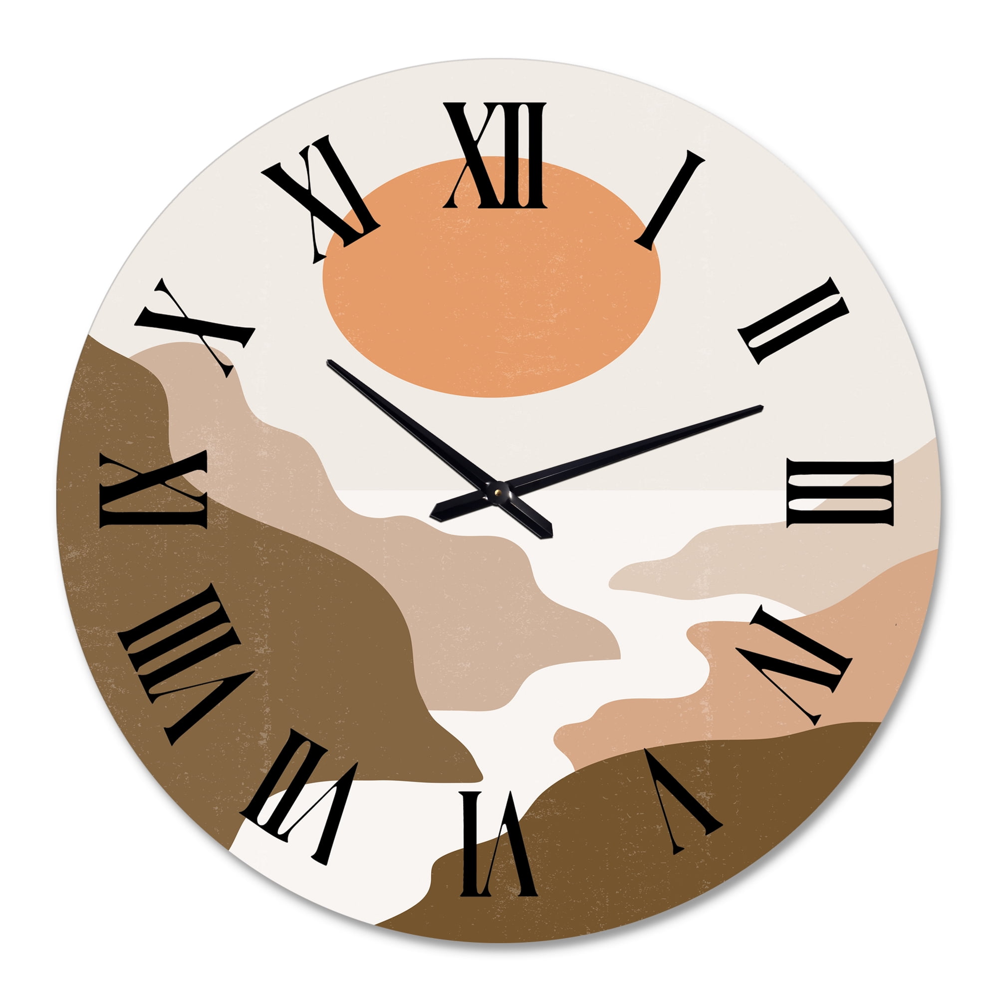 Designart 1 in Quartz Modern/Contemporary Wall Clock