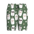 thumbnail image 7 of JUNZAN Alpaca Faces Pattern Sleep Pajama Shorts for Men,Men's Pajama Bottoms,Sleepwear,Pj Shorts, 7 of 7