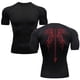 thumbnail image 3 of Camiseta de compresión Y2K para hombre, camiseta deportiva con esqueleto para gimnasio y correr, camisetas Rashgard, camiseta de manga corta de secado rápido para hombre, 3 of 5