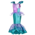 thumbnail image 3 of Disfraz de Sirenita Ariel de Yosbabe para niñas de 7 a 8 años, 3 of 7