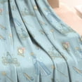 thumbnail image 3 of Princess Pattern Blanket,Comfortable Soft Flannel Throw Blanket,All Season,Warm Lightweight Blankets for Sofa Bed Couch Living Room Chair,30"x40", 3 of 4