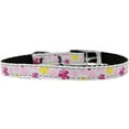 thumbnail image 2 of Mirage Pet 126-005 38WT12 Butterfly Nylon Dog Collar with Classic Buckle 0.37 in., White - Size 12, 2 of 2