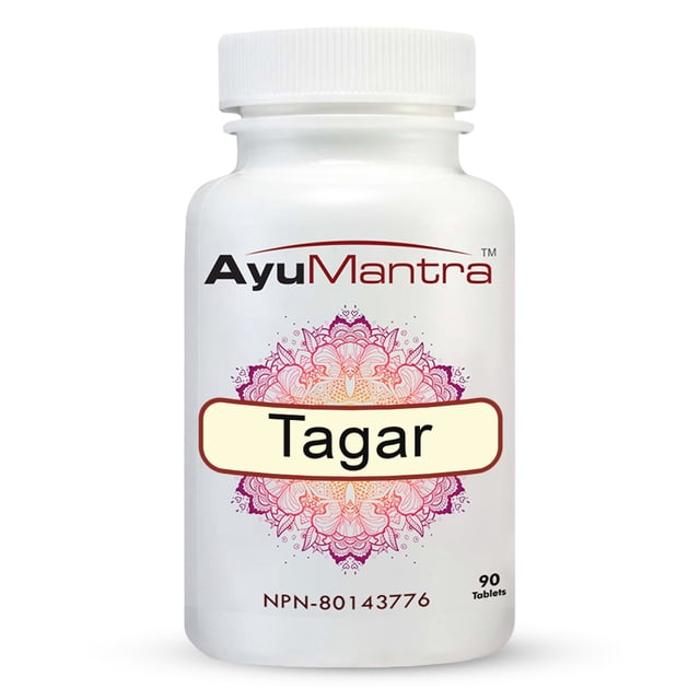 AyuMantra Tagar Valerian Root Tablets | Sleep Support | 90 Tablets, 1000mg