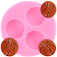 thumbnail image 1 of Molde de silicona para fondant de baloncesto, decoración de tartas xmoldnms, 1 of 9