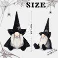thumbnail image 3 of Halloween Faceless Doll Halloween Dwarf Cloak Doll Ornaments Bats Holiday Decorations, 3 of 8