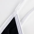 thumbnail image 4 of TANBOM Men's Nylon Thong Sexy Underwear Soft Big Pouch Breathable Tagless Black Orange Green XXL, 4 of 6