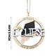 thumbnail image 2 of ¡Gran oferta! Adorno de eclipses solares/encanto de coche, recuerdo de eclipses de madera, adornos colgantes planos 2D para coche/mochilas, 2 of 2