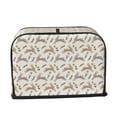 thumbnail image 2 of Honeii Retro Rabbit Print 2 slice Toaster Cover, Two Slice Toaster Dust-proof Cover For Kitchen Small Appliance and Fingerprint Protection, 2 of 7