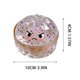 thumbnail image 3 of Herramientas y mejoras para el hogar Figura de bollo al vapor de cristal adorable - Caja decorativa con cara enojada morada brillante Adorno de escritorio Kawaii Estuche de almacenamiento de joyas par, 3 of 7