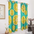 thumbnail image 3 of Lemon Slice Pattern Print-1 Blackout Window Curtains for Bedroom Living Room Kicthen High Shading 2 Panels, 3 of 6