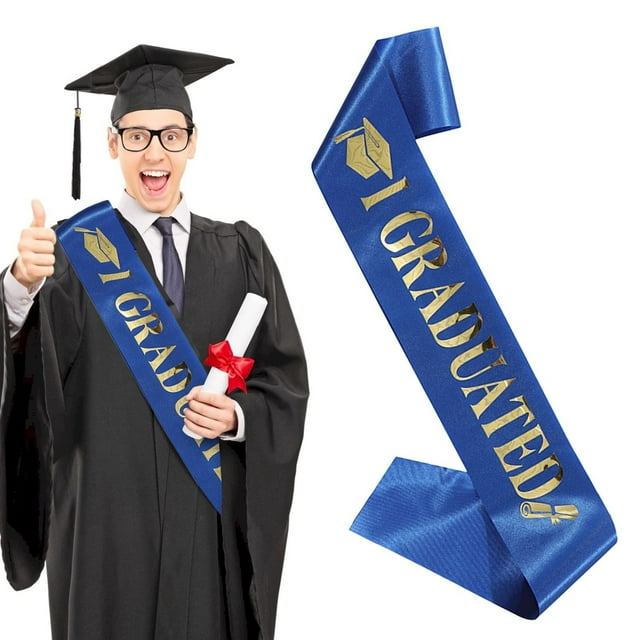 Party Balloon Under $5 2025 Graduation Season Fashion Etiquette Shoulder Strap Ribbon Belt Graduation Decoration Graduation Customized Accessories Suitable For Male And Female Bachelor's