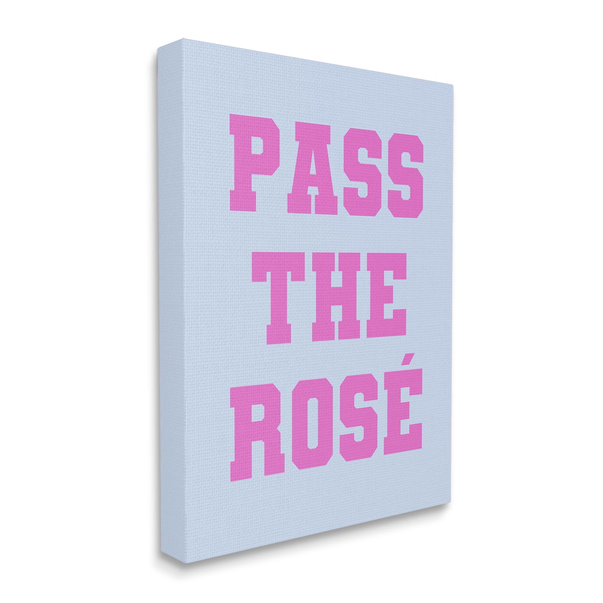 Stupell Industries Pass the Rose Phrase Inspirational Painting Gallery Wrapped Canvas Art Print Wall Art, 36 x 48