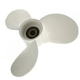thumbnail image 4 of Boat Prop, 3 Blades Rust Resistant Aluminum Outboard Motor Propeller  For 4HP 5HP, 4 of 8