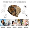 thumbnail image 5 of Disketp Musical Horse Vintage Collage Slouchy Beanie Hip-Hop Soft Lightweight Running Beanie Adult Hats Chemo Cap for Men Women, 5 of 8