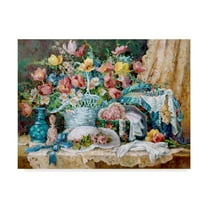 Trademark Fine Art 'Victorian And Lace Collectables' Canvas Art by Barbara Mock