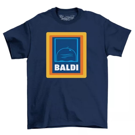 Baldi Bald Head Men's Funny T-Shirt Black Shirt