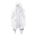 thumbnail image 4 of Fashionable Halloween Retro Hooded Jacket Long Cardigan Pleated Shawl, 4 of 5