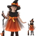 thumbnail image 4 of Vestido Para Niños De Fiesta Disfraz De Halloween Actuación De Bruja, 4 of 4