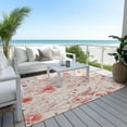 thumbnail image 6 of Addison Rugs Chantille Indoor/Outdoor Transitional Floral Salmon Washable Rectangle Rug, 10' x 14', 6 of 6