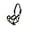 Black, variant on Yearling Leather Halter w/ Brass Hardware (Black)