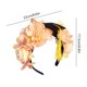 thumbnail image 3 of Floral Graduation Headband Fake Flower Hair Clip For Photo Props College Degree Ceremony Accessories, 3 of 6