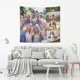 thumbnail image 5 of FREEAMG Custom Tapestries Wall Art Hanging Tapestry Personalized Tapestry Bedding Aesthetic Tapestries for Bedroom Living Room Dorm Home Wall Decor 60" x 51" Horizontal Collage 4 Photos, 5 of 7