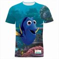 thumbnail image 3 of Disney Finding Nemo Camiseta con estampado 3D de Anime para niños y niñas, camiseta de manga corta con cuello redondo, Tops de calle Harajuku de moda, 3 of 5