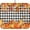 Orange Pumpkin, variant on Mushroom Fall Forest Dish Drying Mats for Kitchen Counter, 18x24 inch Drying Dishes Absorbent Microfiber Dish Drainer Mat Rack Pad Fast Dry
