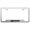 Brushed Chrome, variant on Chevy Z28 Laser Etched Logo Cut-Out License Plate Frame (Chrome)