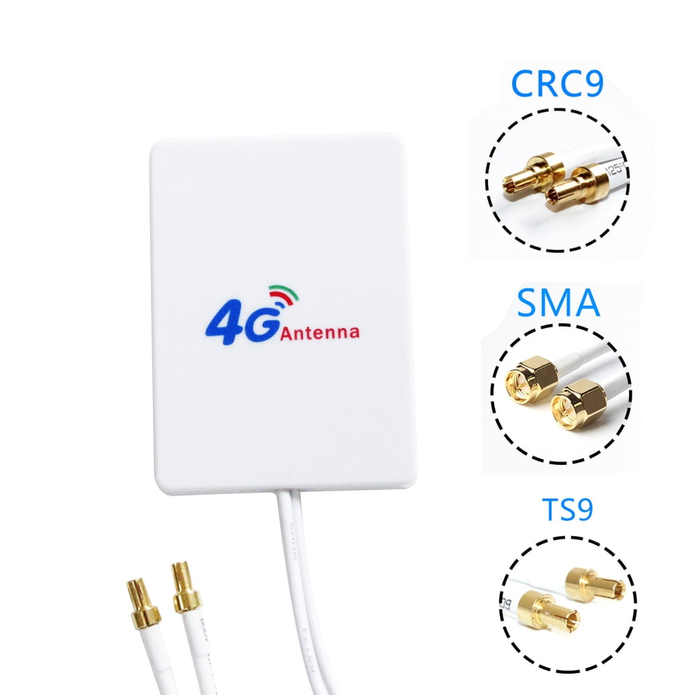 4G LTE Double Antenna Booster 28dBi TS9 Connector 3M For 3G 4G LTE Modem Router 