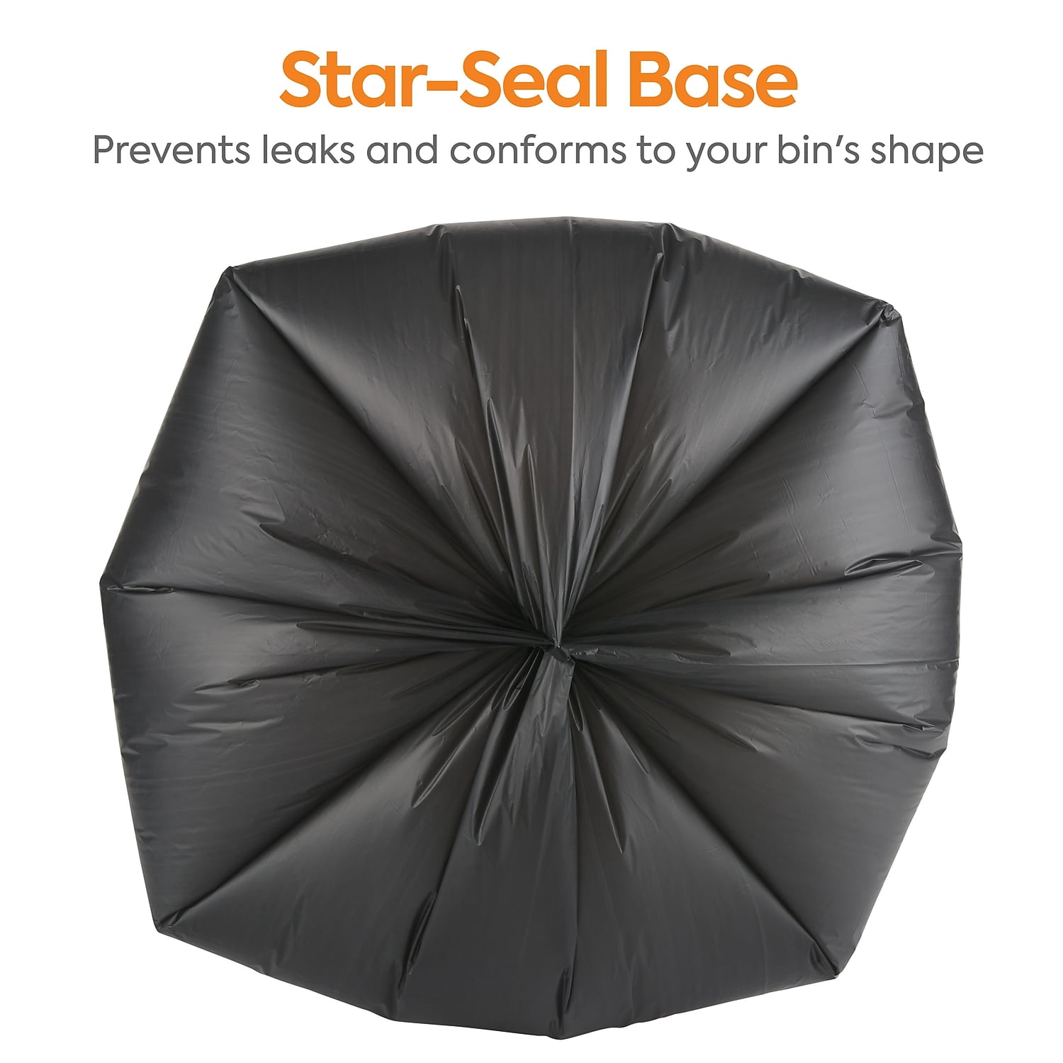 Staples Coastwide Professional 30-33 Gallon Trash Bag 33" x 40" High Density 22 mic Black 200