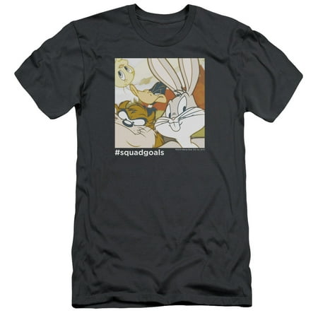 Looney Tunes - Squad Goals - Slim Fit Short Sleeve Shirt -