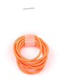 thumbnail image 1 of La Tartelette Bandas elásticas de 2,4 cm Lazos para el cabello Diademas de goma para el cabello para niños - 50 piezas (naranja), 1 of 1