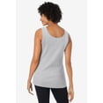 thumbnail image 2 of Woman Within Plus Size Rib Knit Tank, 2 of 6