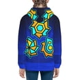 thumbnail image 4 of Lsque Geometry Dash Patten Youth Hoodie Sweatshirt Pullover with Kangaroo Pocket Boys and Girls Hoodie Warm Hoodie for Kids, 4 of 8