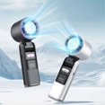thumbnail image 2 of Portable Mini Turbos Fan 1-199 Speed Adjustables Low Noise Cold Fan for Men Women, 2 of 5