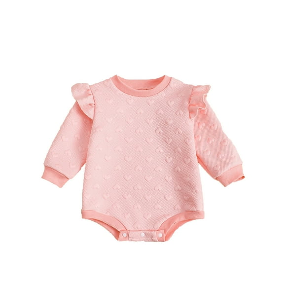 Infant Baby Romper Love Summer Baby Girl Clothes Long Sleeve New Born Clothes Baby Girl 3-6 Months Girl Clothing Cute Girl Clothing
