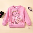 thumbnail image 2 of OJSFQUFP Toddler Baby Girls Cotton Sweater Long Sleeve Crewneck Sweatshirt Pullover Kids Warm Clothing for Fall Winter, 2 of 9