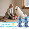 thumbnail image 4 of GASTROPOD 4Pcs Dog Booties,Cooling Breathable Dog Shoes for Hot Pavement,Mesh Aesthetic Dog Shoes Large Size Dogs,Blue, 4 of 6
