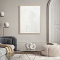 thumbnail image 6 of Arc Harmony Heavily Textured Hand Painted White Framed Canvas Wall Art, 6 of 10