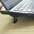 thumbnail image 2 of Hzzsbu 2 Pcs Invisible Double Laptop Stand, Adjustable Setting Foldable Laptop Riser, Mini Computer Keyboard Stand, Self-Adhesive Keyboard Riser for Most Keyboards, 2 of 7